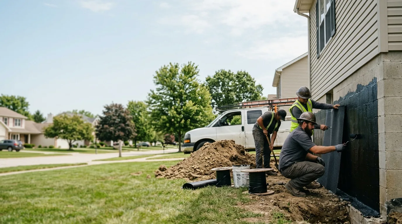 Basement Waterproofing in Thompson, OH near me
